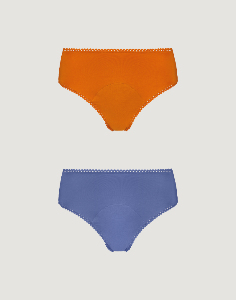 Tencel Cheeky Brief Moderate Absorbency Period Underwear AWWA Period Care