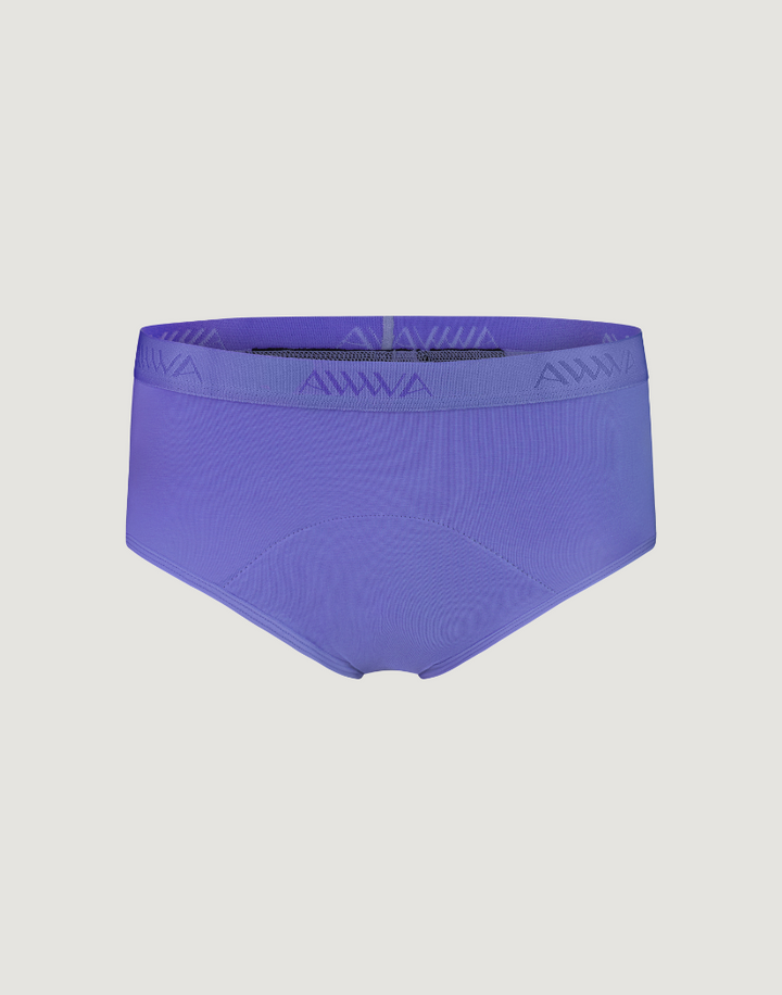 Organic Cotton Brief - Moss + Periwinkle