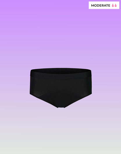 Teen Period Kit - 4 pack Briefs BLACK